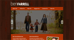 Desktop Screenshot of benfarrellministries.org